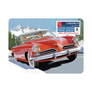 AMT 1251 1953 Stude baker Starliner USPS Collectible Tin 1/25 Scale Plastic Model Kit