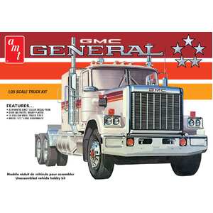 AMT 1272 1976 GMC General Semi Tractor 1/25 Scale Plastic Model Kit
