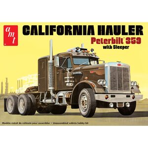 AMT 1327 Peterbilt 359 California Hauler w/ Sleeper 1:25 Scale Model Plastic Kit