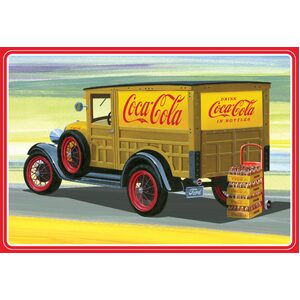 AMT 1333 1929 Ford Woody Pickup Coca-Cola 1/25 Scale Plastic Model Kit