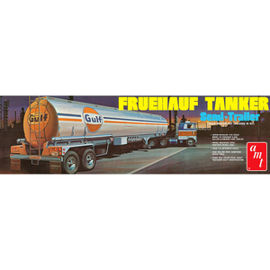 AMT 1354 Fruehauf Tanker Gulf 1/25 Scale Plastic Model Kit