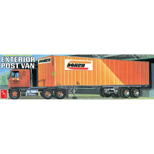 AMT 1357 40' Fruehauf Exterior Post Trailer Dohrn 1:25 Scale