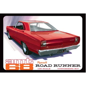 AMT 1363 1968 Plymouth Road Runner Customizing Kit 1/25 Scale Plastic Model Kit