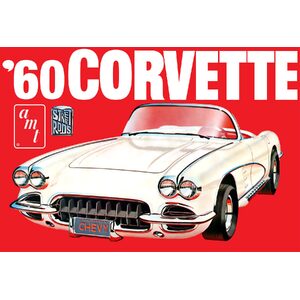 AMT 1374 1960 Chevrolet Corvette 1/25 Scale Plastic Model Kit
