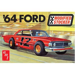 AMT 1383 1964 Ford Galaxie Modified Stocker 1/25 Scale Plastic Model Kit