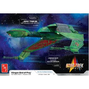 AMT 1400 Star Trek Klingon Bird of Prey 1:350 Scale Model Plastic Kit
