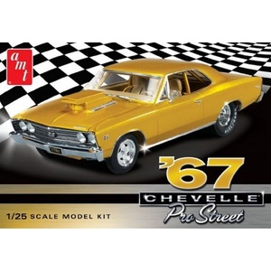 AMT 876 1967 Chevy Chevelle Pro Street Car 1:25 Scale Model