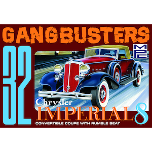MPC926 1932 Chrysler Imperial "Gangbusters" 1/25 Scale Model Kit