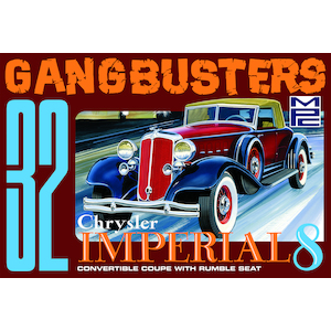 MPC926 1932 CHRYSLER IMPERIAL "GANGBUSTERS" 1:25 SCALE MODEL KIT