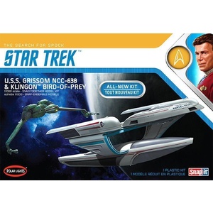 Polar Lights 957 Star Trek USS GRISSOM and KLINGON BIRD OF PREY 1:1000 Scale Model