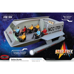 Polar Lights 995 1/32 Star Trek USS Enterprise Galileo Shuttle NCC-1701/7 Model Kit with Interior