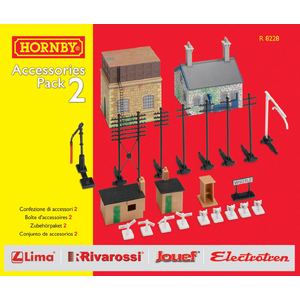 Hornby R8228 Building Extension Pack 2 1:76 Scale OO Gauge