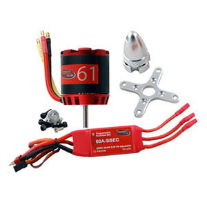 Redback .61 Brushless  Motor 650KV PKG Inc. 60A ESC