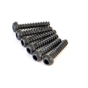River Hobby 10238 Round Head Self Tapping Screws 2x10mm, 6pcs (FTX6519)