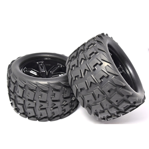 River Hobby 10723 Wheels Complete Tyre & Rim, 2pcs