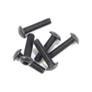 River Hobby 85184 Button Head Hex Screws M3x12mm, 6pcs (FTX6527)