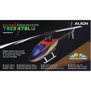 T-REX 470LP Super Combo RC Helicopter