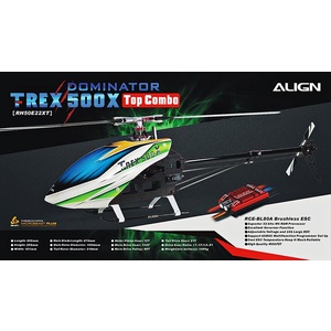 T-Rex 500X TOP Combo (BL80A ESC) RC Helicopter  RH50E22X