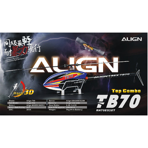 Align TB70 Top Combo RC Helicopter: RH70E52XT