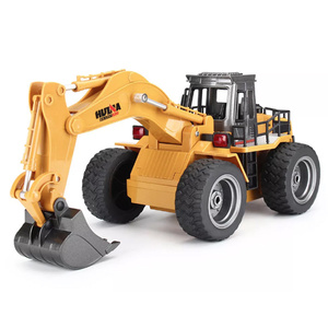 HUINA  1530 6 Channel RC Excavator With Die-cast Bucket