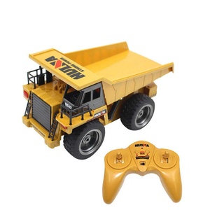 HuiNa Toys 2.4G 6CH 1/18 RC Metal Dump Truck Charging RC Car Construction No.1540 