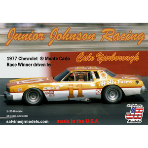 Salvinos JR Junior Johnson Racing 1977 Chevrolet ? Monte Carlo driven by Cale Yarborough 1/25th Scale 