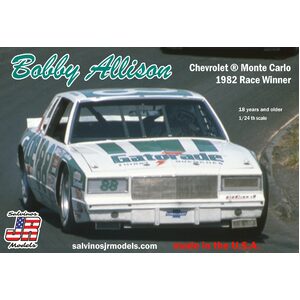 Bobby Allison Chevrolet ® Monte Carlo 1982 Race Winner 1:24 Scale Model  BAMC1982R