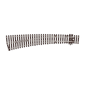 Peco SL-87 Curved Turnout Train Track, Large Radius, Left Hand 00 Gauge Code 100
