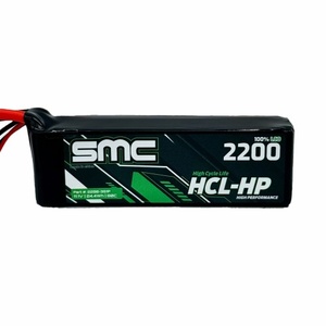 SMC HCL-HP 11.1V-2200mAh-80C Flight Pack Lipo Battery Deans Connector