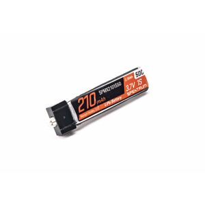 3.7V 210mAh 1S 50C LiPo Battery: JST PH 1.25 (Ultra Micro) Connector