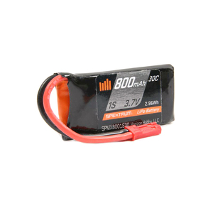 Spektrum 1S 3.7V 800mAh 30C LiPo Battery Soft Case w/ JST Connector