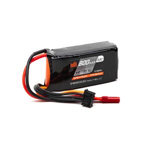 11.1V 800mAh 3S 50C LiPo Battery: JST SPMX8003SJ50