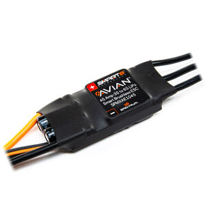 Spektrum Avian 45A Brushless Smart ESC, 3-6S SPMXAE1045