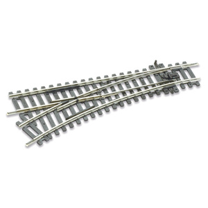 Peco OO/HO Scale Turnout, 2nd Radius, Left Hand Track ST-241