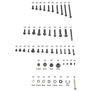TLR 345000 8X Screw & Nut Assortment Box (Measurements in Description)