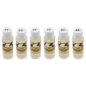 TLR 74019 Silicone Shock Oil Six Pack (2oz) (17.5, 22.5, 27.5, 32.5, 37.5, 42.5wt)