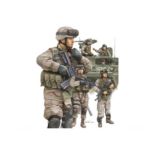 Modern U.S.Army Armor Crewman & Infantry 1:35  00424