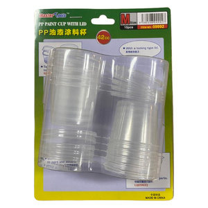 Trumpeter PP Paint Cup w/ Lid Medium Size, 10pcs