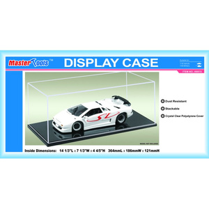 Master Tools TRT09815 Display Case 364x186x121mm for 1/18 Cars 1/35 Tanks