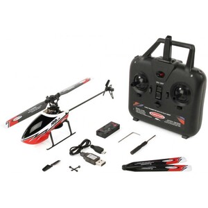 Twister - RC Helicopter Ninja 250 Ready To Fly Red Mode 1 or 2