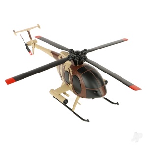 Twister MD 500 Scale 250 Flybarless RC Helicopter RTF – Brown/Sand Military TWST1003M