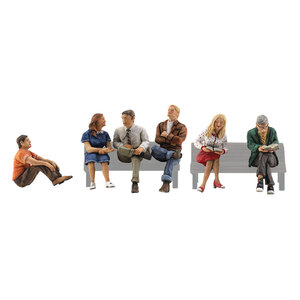 People Sitting - HO Scale  WS-A1829