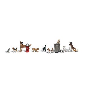 Dogs & Cats - HO Scale #WS-A1841