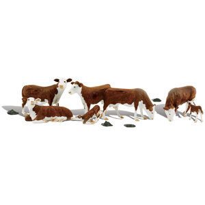 Hereford Cows - HO Scale  WS-A1843
