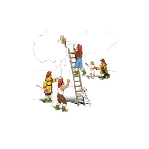 Firemen to the Rescue - HO Scale #WS-A1882