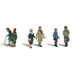 Couples in Coats - HO Scale #WS-A1900