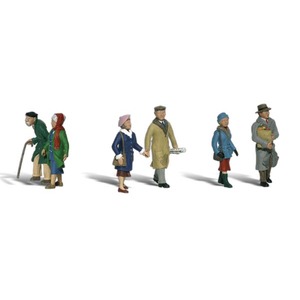 Couples in Coats - HO Scale WS-A1900