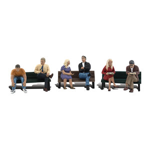 People on Benches - HO Scale  WS-A1924