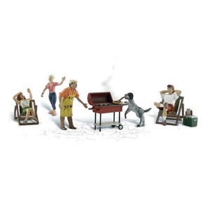 Backyard Barbeque - HO Scale  WS-A1929