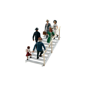 Taking the Stairs - HO Scale #WS-A1954